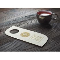 Hotelowa zawieszka informacyjna z nadrukiem logo - 1160121 - Agencja Point