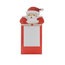 Kairos - magnes reklamowy w kształcie Mikołaja, notes i ołówek - AP741758 - Agencja Point