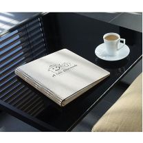 Karta menu Ambiente ze sklejki z nadrukiem logo - 1106121 - Agencja Point