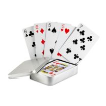 Karty reklamowe w metalowym pudełku z logo - MO7529-16 - Agencja Point