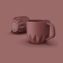 Kubek reklamowy Geometric 320 lub 360 ml, z logo - AV-02 - Agencja Point