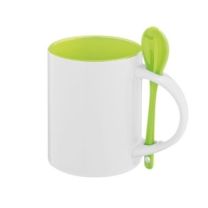 Kubek z łyżeczką - 300 ml - 83454 - Agencja Point