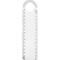 Linijka reklamowa, lupa, kątomierz z logo - V9694-00 - Agencja Point