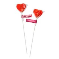 Lizaki reklamowe serce lub kwiatek z chorągiewką z logo - LIZ13 - Agencja Point