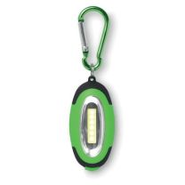 Mała latarka COB z karabińczykiem i magnesem, z nadrukiem logo - MO8996 - Agencja Point