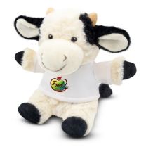 Maskotka z nadrukiem logo - krówka 18 cm - Agencja Point - HE826-88