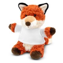 Maskotka z nadrukiem logo - lisek 18 cm - Agencja Point - HE821-07