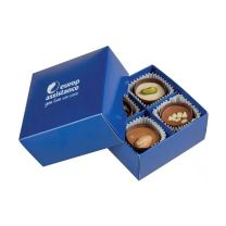 Mini bombonierka reklamowa - 4 praliny - BOM-0506 - Agencja Point