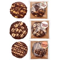 Okrągła czekoladka z firmowym logo - Agencja Point - CZEK-06.20