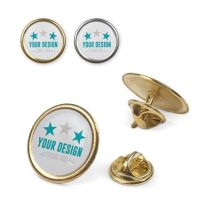 Pinsy reklamowe złote lub srebrne z logo - LT99735 - Agencja Point