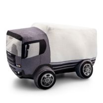 Pluszowa ciężarówka 23 cm, z nadrukiem logo - HE839-02 - Agencja Point