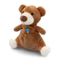 Pluszowy miś 15 cm, z nadrukiem logo - HE840-16 - Agencja Point