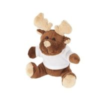 Pluszowy renifer Comet Red lub White 10,5 cm, z logo - HE400 - Agencja Point