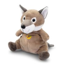 Pluszowy wilk 15 cm, z nadrukiem logo - HE842-19 - Agencja Point