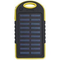 Power bank 4000 mAh, ładowarka słoneczna z nadrukiem logo - V0126 - Agencja Point