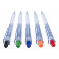 Przezroczysty długopis rPET z logo firmy - 19670 - Agencja Point