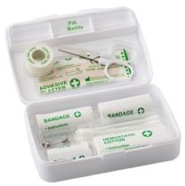 Reklamowa apteczka w plastikowym pudełku z logo - AP810750-01 - Agencja Point