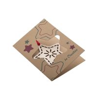 Reklamowa karta świąteczna TreeCard Eco, gwiazda - AP718645-A - Agencja Point