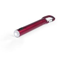 Reklamowa latarka 1 LED z długopisem i karabińczykiem, z logo - V8735 - Agencja Point