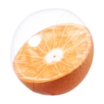 Reklamowa piłka plażowa POMARAŃCZA z nadrukiem logo - AP722839-A - Agencja Point