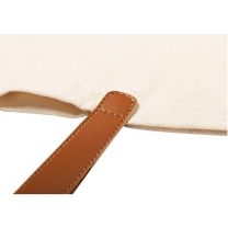 Reklamowa torba bawełniana ze skórzanymi uchwytami, z logo - AP721573 - Agencja Point