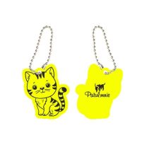 Brelok odblaskowy - kotek z logo firmy - ODBL-01 - Agencja Point