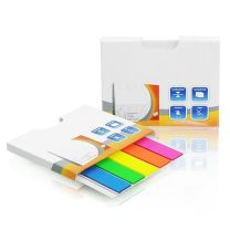 Reklamowe znaczniki indeksujące PET w pudełku z nadrukiem full color - PM055 - Agencja Point