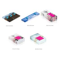 Reklamowe znaczniki indeksujące typu "Z" w pudełku z nadrukiem full color - PM054 - Agencja Point