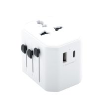 Reklamowy adapter podróżny z logo - AP864046-01 - Agencja Point