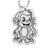 Reklamowy brelok odblaskowy - biedronka z logo - ODBL-41 - Agencja Point