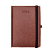 Reklamowy kalendarz książkowy A5, tygodniowy, Nebraska z gumką - KAL-DAZ-12 - Agencja Point