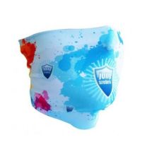 Reklamowy komin z nadrukiem logo - materiał z jonami srebra - tunel z logo - Agencja Point