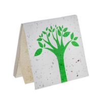 Reklamowy notes z papieru z trawy, z nasionami - ANC-12Pseed - Agencja Point