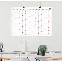 Reklamowy planer ścienny z nadrukiem logo - KAL-DRU-03 - Agencja Point