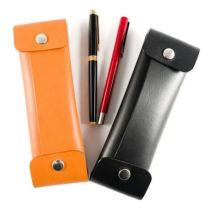 Reklamowy skórzany piórnik z logo firmy - BL-13 - Agencja Point