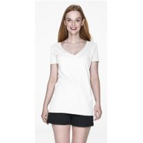 Reklamowy T-shirt damski 160 g z logo, dekolt V - KOSZ-P14 - Agencja Point
