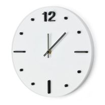 Reklamowy zegar ścienny TECHNO z logo - 03068 - Agencja Point