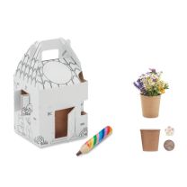 Reklamowy zestaw do kolorowania, z nasionami kwiatów - Agencja Point - MO2223-99