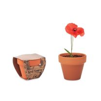 Reklamowy zestaw do uprawy kwiatów - mak - Agencja Point - MO6148-40