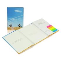 Reklamowy zestaw notesów w twardej okładce na magnes z logo - PM112 - Agencja Point