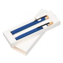 Reklamowy zestaw - pióro i długopis z logo - 14706 - Agencja Point