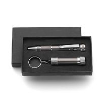 Reklamowy zestaw: śrubokręt, latarka 3 LED z logo - V5091-19 - Agencja Point