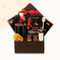 Kosz upominkowy Milka z logo firmy - KOSZ-CUK-04 - Agencja Point