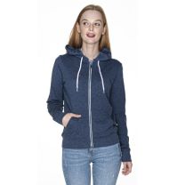 Rozpinana bluza damska z kapturem 250 g z logo firmy - BLU-P9 - Agencja Point