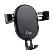 Samochodowy uchwyt na telefon z ładowarką bezprzewodową, z nadrukiem logo - AP721191-10 - Agencja Point