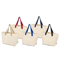 Składana torba bawełniana 140 g z firmowym logo - 120788 - Agencja Point