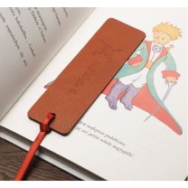 Skórzana zakładka z firmowym logo - Agencja Point - 2036318