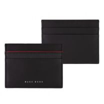 Skórzane etui na karty Hugo Boss z firmowym logo - HLC007A - Agencja Point