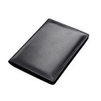 Skórzane etui na paszport z nadrukiem reklamowym, RFID - 1301131 - Agencja Point