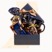 Zimowy reklamowy kosz upominkowy - KOSZ-MAG-07 - Agencja Point